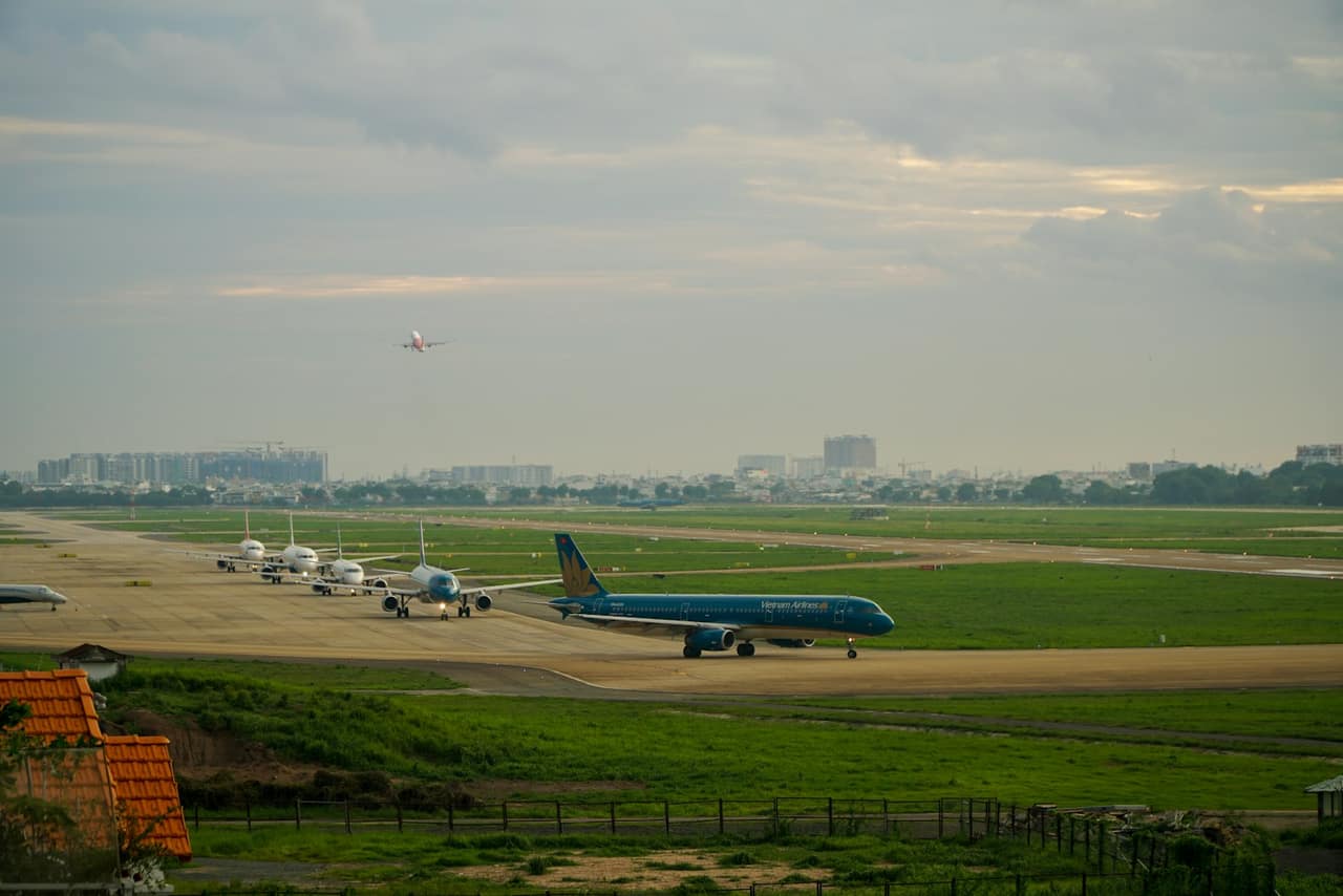Domestic flight in Vietnam